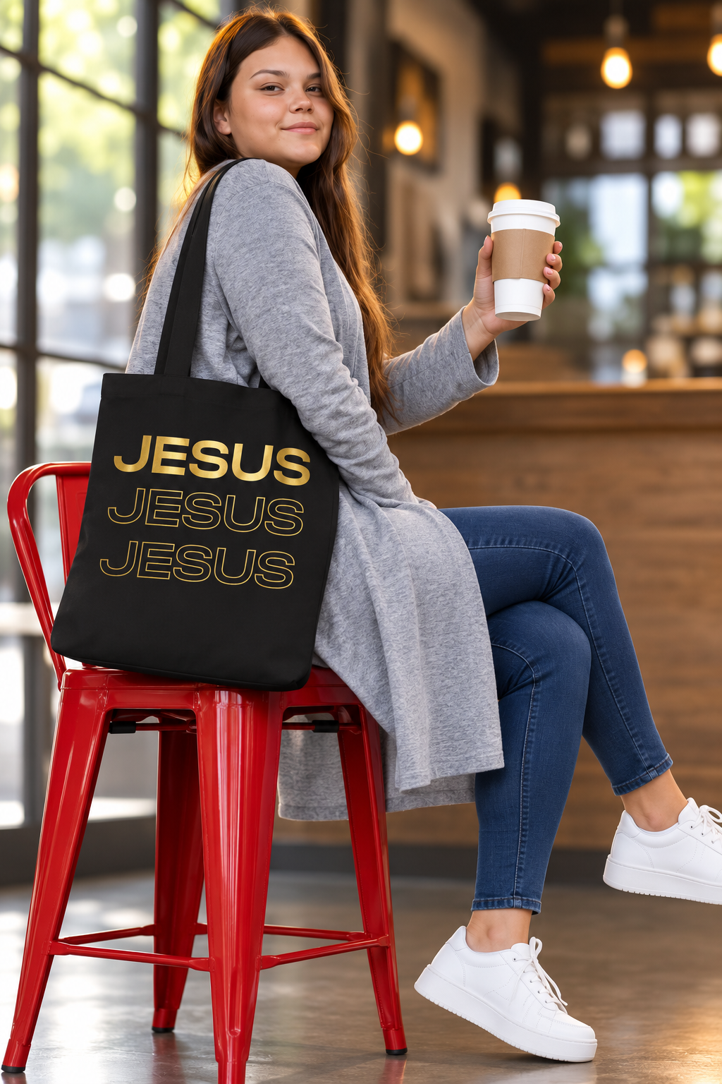 Carry Jesus with You - Tote